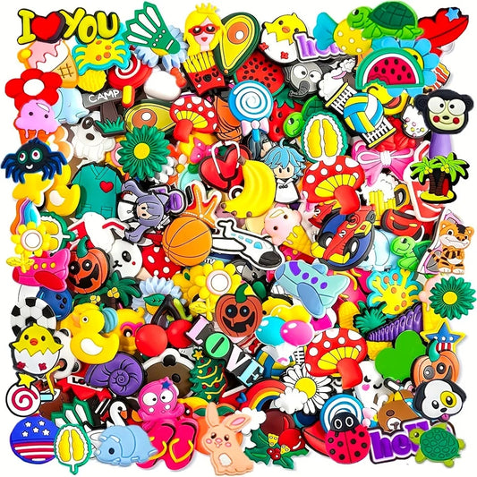 Dijes Charms Pins para Zapatos Crocs 10uds. Surtidas