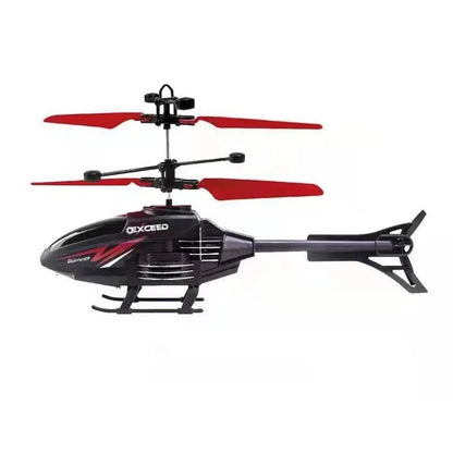 Juguete Helicóptero con Luz Led Suspención con Sensor Carga Usb