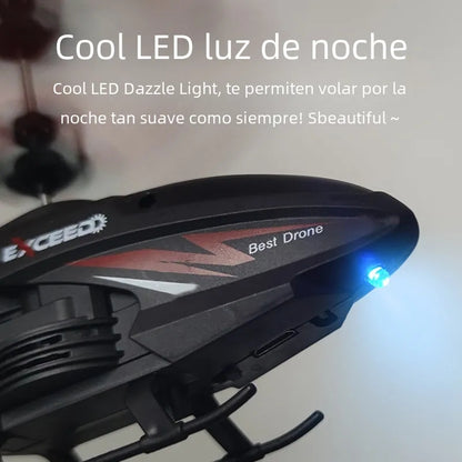 Juguete Helicóptero con Luz Led Suspención con Sensor Carga Usb