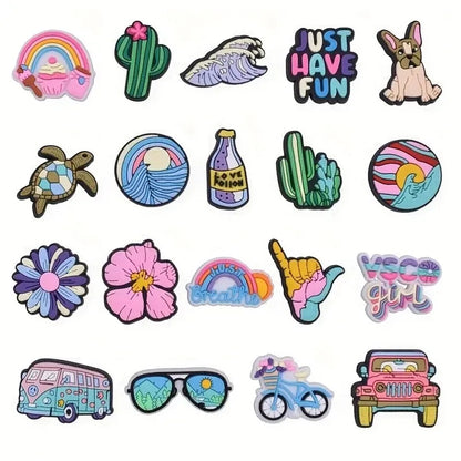 Dijes Charms Pins para Zapatos Crocs Cool 26uds.