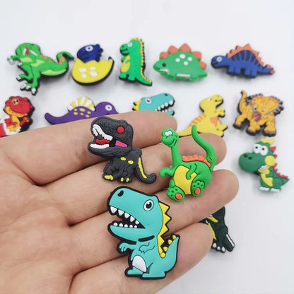 Dijes Charms Pins para Zapatos Crocs de Dinosaurios 20uds.