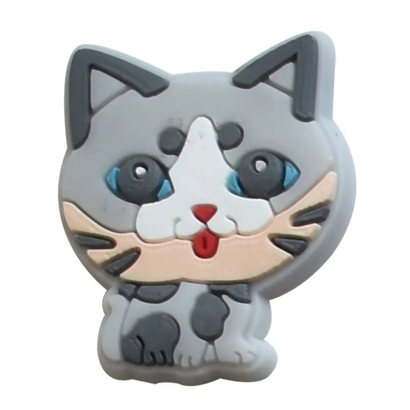 Dijes Charms Pins para Zapatos Crocs de Gato 25uds.