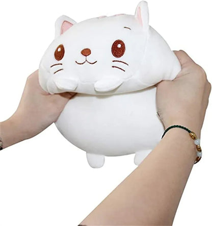 Almohada Peluche Muñeco de Gato Blanco