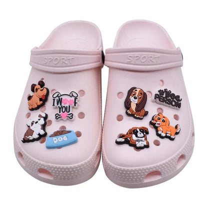 Dijes Charms Pins para Zapatos Crocs de Perros 16uds.