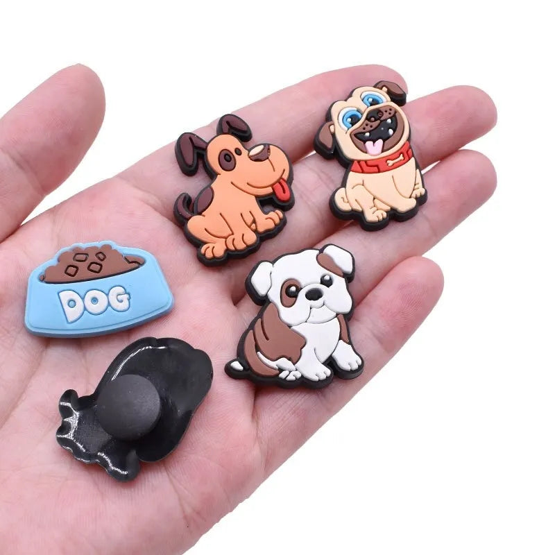 Dijes Charms Pins para Zapatos Crocs de Perros 16uds.