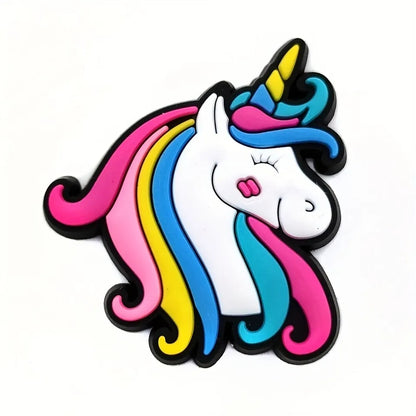 Dijes Charms Pins de Unicornios para Zapatos Crocs 25uds.