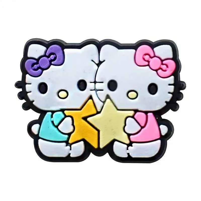 Dijes Charms Pins para Zapatos Crocs Hello Kitty 30uds.