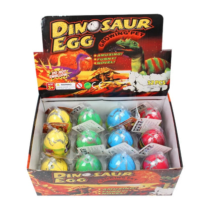 Huevos De Dinosaurio Mágico Con Agua 3uds. Colores Surtidos