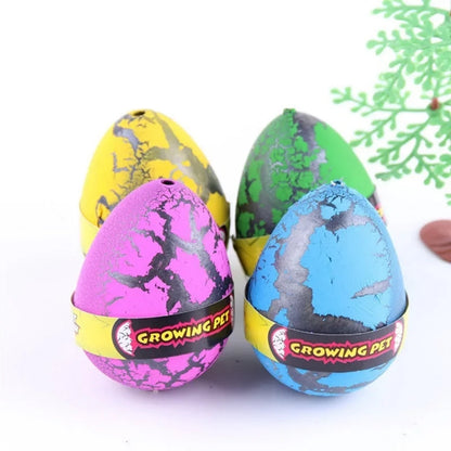 Huevos De Dinosaurio Mágico Con Agua 3uds. Colores Surtidos