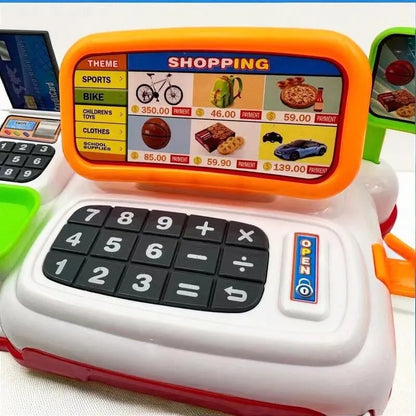 Juguete de Simulación de Compras Cajero Supermercado Colores