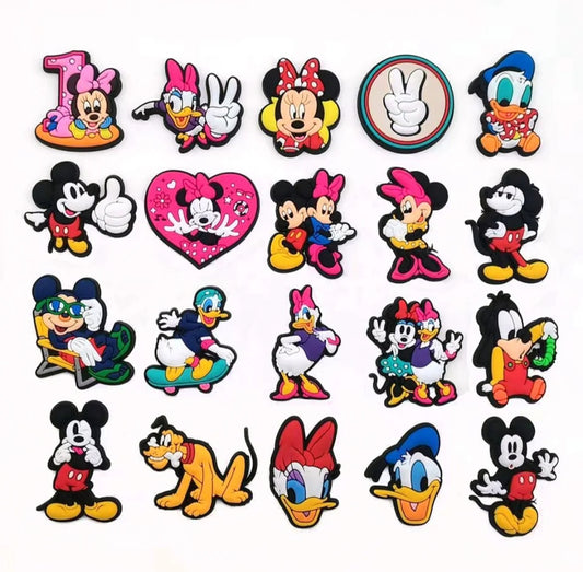 Dijes Charms Pins para Zapatos Crocs de Disney 20uds.