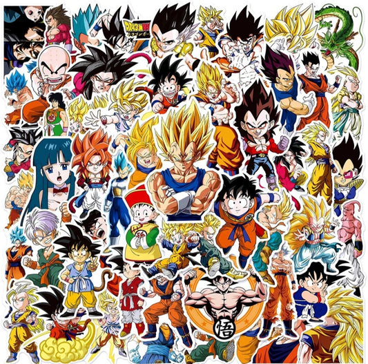 Stickers Pegatinas Anime Dragon Ball Z 50uds.