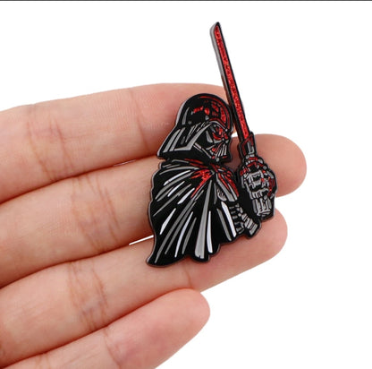 Pin Broche Alfiler Insignia de Metal Para Ropa de Star Wars Darth Vader