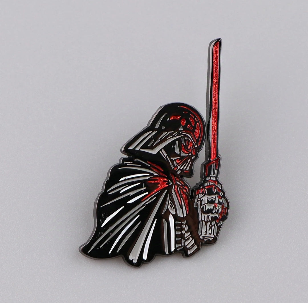 Pin Broche Alfiler Insignia de Metal Para Ropa de Star Wars Darth Vader