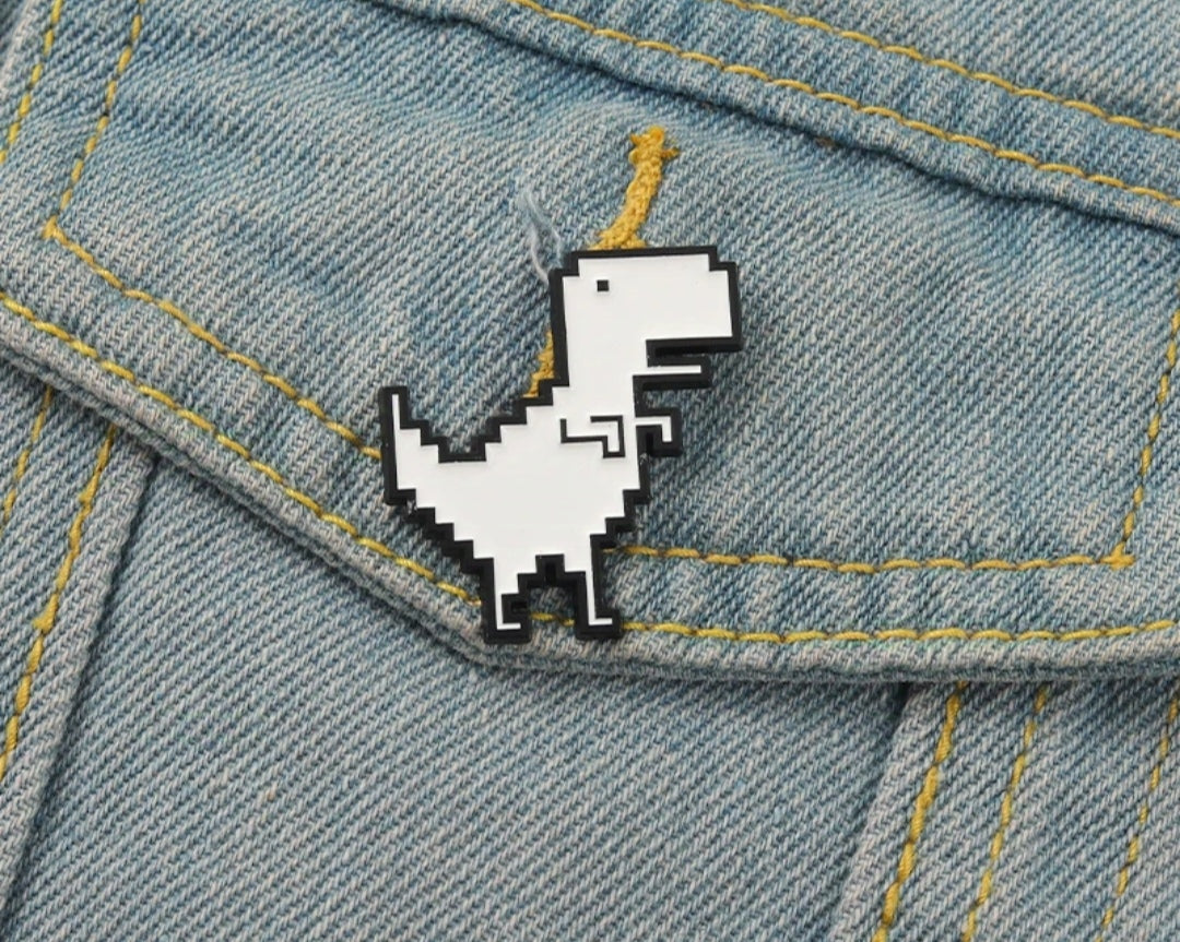 Pin Broche Alfiler Insignia de Metal Para Ropa de Tiranosaurio Rex