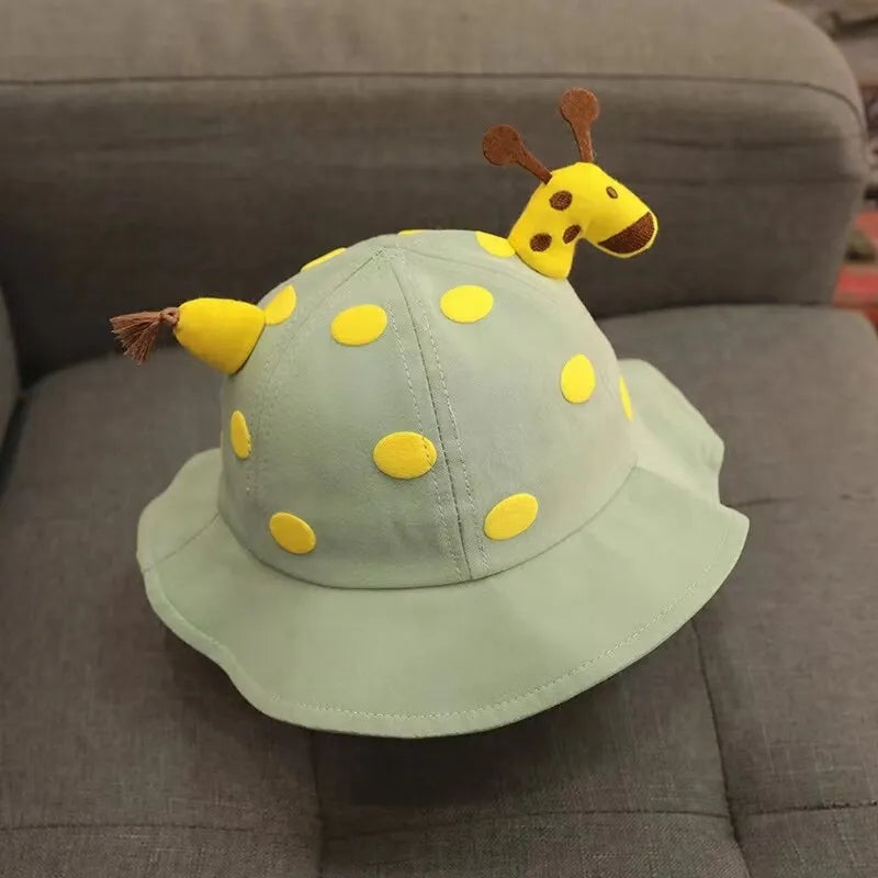 Sombrero Gorro Bebé Niño Jirafa Amarilla Talla M