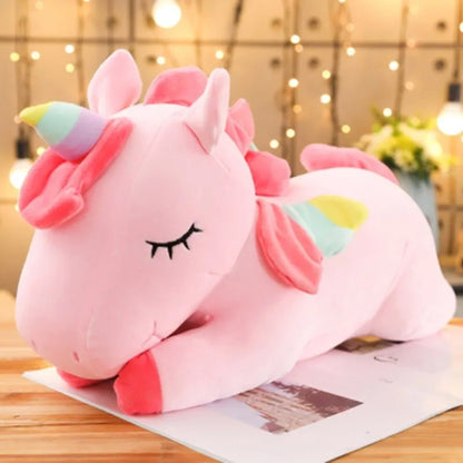 Peluche Muñeco de Unicornio Rosado