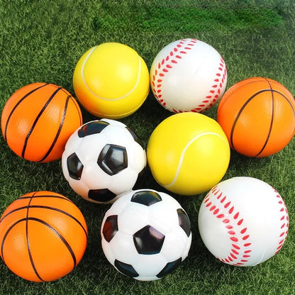 4 Pelotas Suaves Fútbol Tenis Basquet Baseball