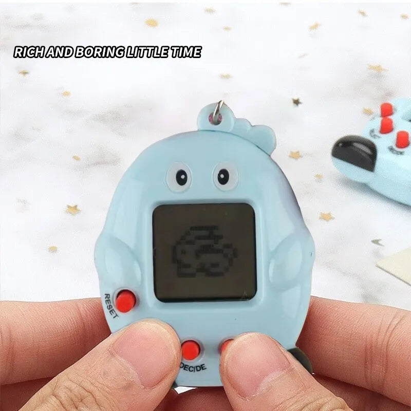 Mascota Virtual Electronica Llavero Tamagotchi Celeste