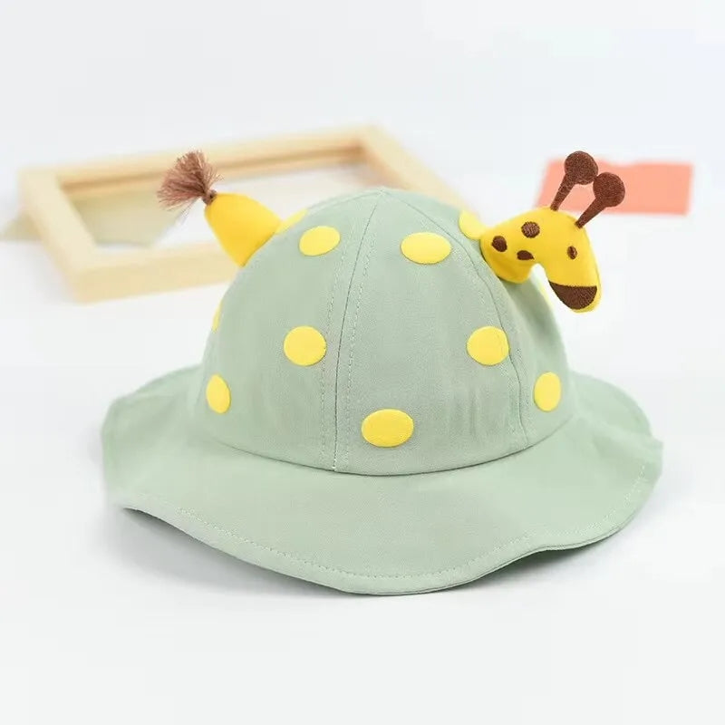 Sombrero Gorro Bebé Niño Jirafa Amarilla Talla M