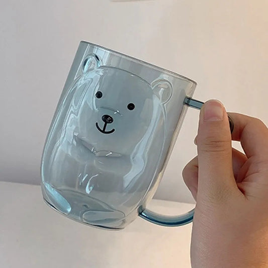 Vaso Taza Oso Polar Azul