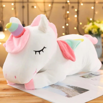 Peluche Muñeco de Unicornio Blanco