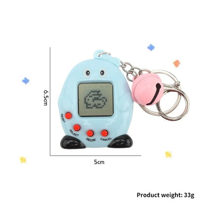 Mascota Virtual Electronica Llavero Tamagotchi Celeste