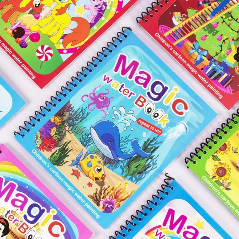 Libro Mágico de Agua para Colorear Animales