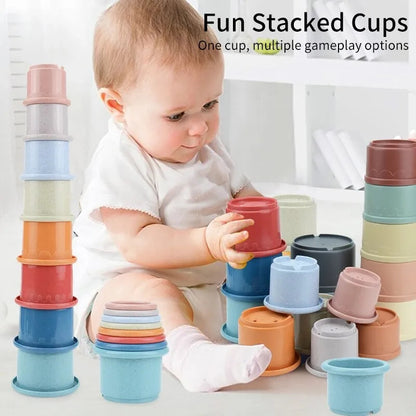 Tazas Vasos Apilables para Niños 8 Piezas