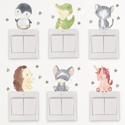 Stickers Pegatinas Animales Dos 6uds.