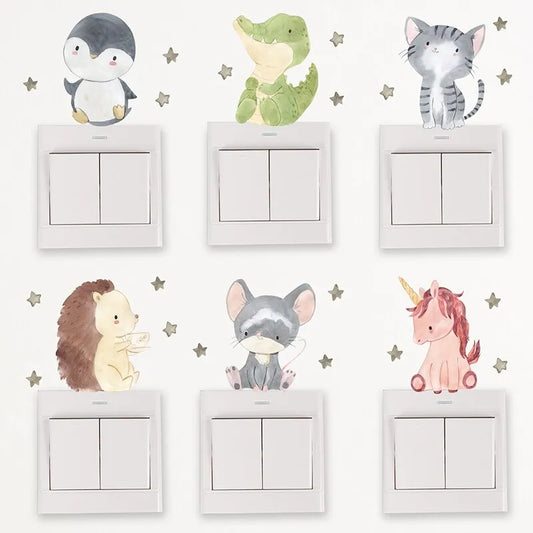 Stickers Pegatinas Animales Dos 6uds.