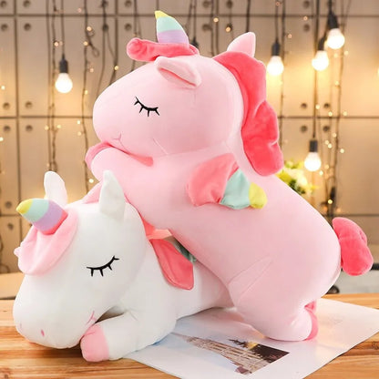 Peluche Muñeco de Unicornio Blanco