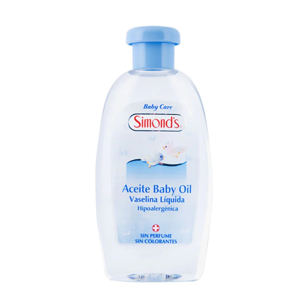 Simonds Aceite Baby Oil Vaselina Líquida Hipoalergenica 210ml.