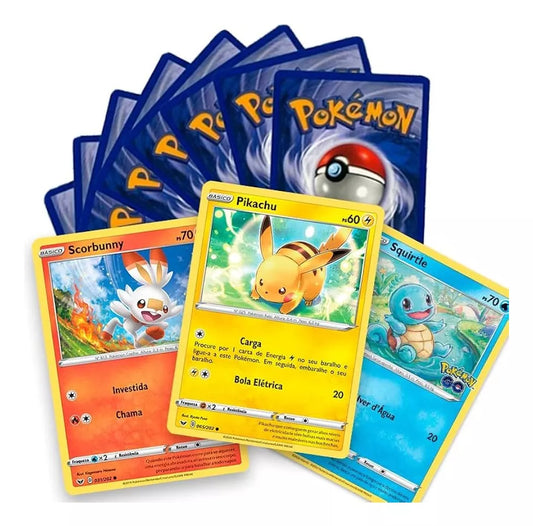 Pokemon Pack TCG Cartas Originales Surtidas 60uds. En Ingles Incluye 3 Holograficas