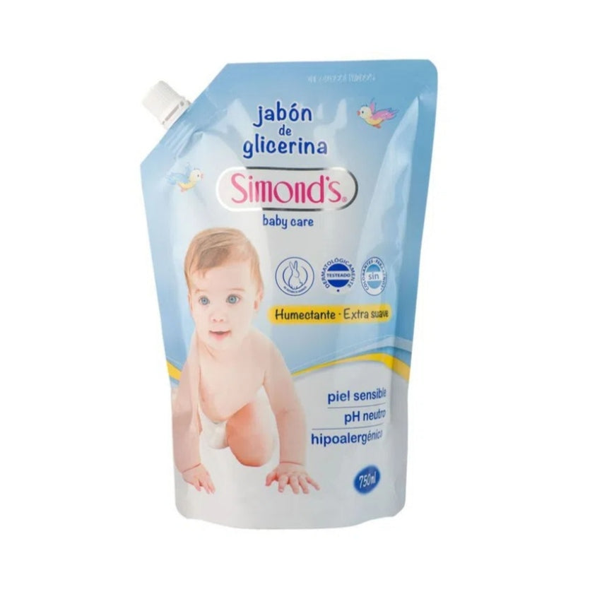 Simonds Jabón de Glicerina Bebe Doypack 750ml.