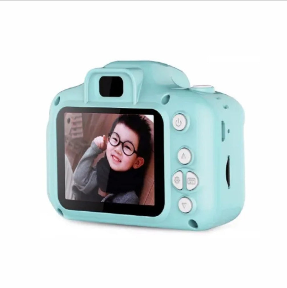 Mini Cámara 📷 Digital Fotos Videos Para Niños Celeste