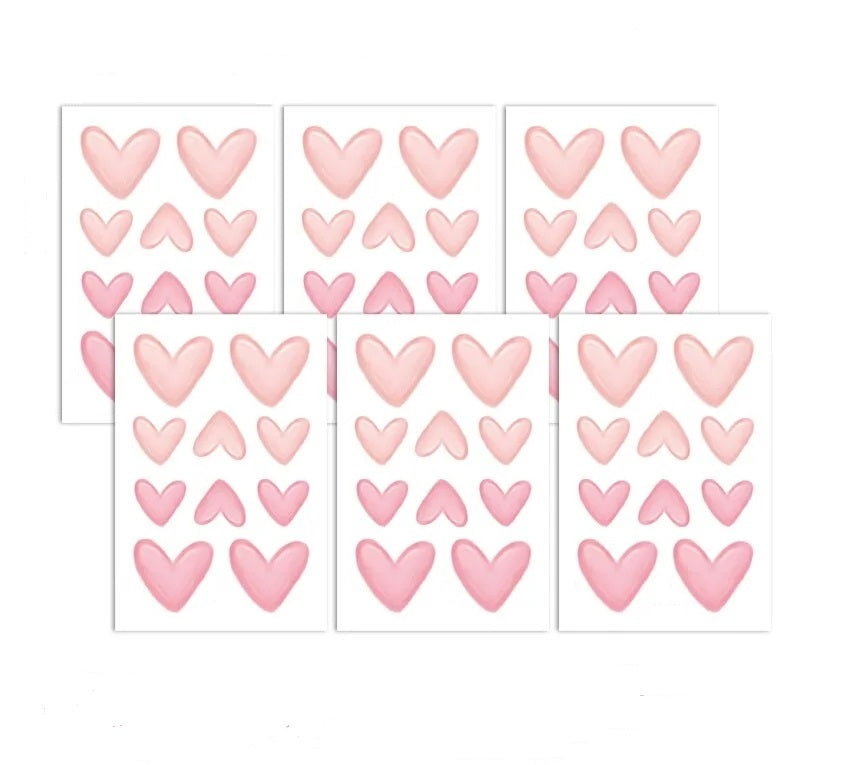 Stickers Pegatinas Decorativas de Corazones