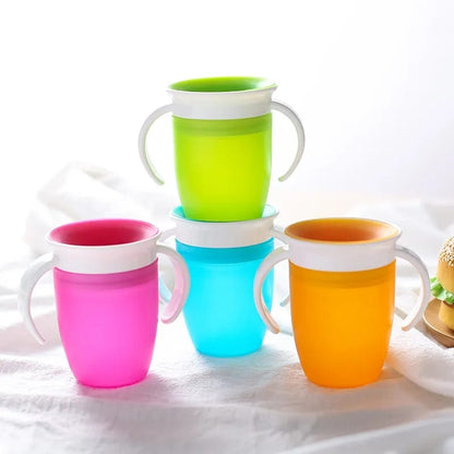 Taza de Aprendizaje para Bebe 360º Grados Celeste