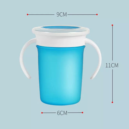 Taza de Aprendizaje para Bebe 360º Grados Celeste