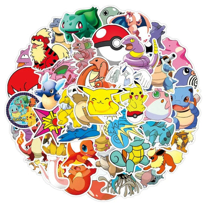 Stickers Pegatinas Anime Pokémon 50uds.