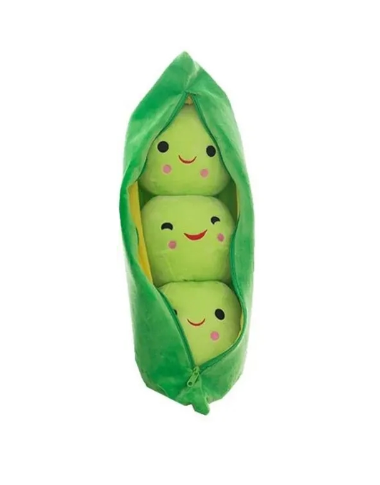 Peluche Muñeco de Arvejas Verde