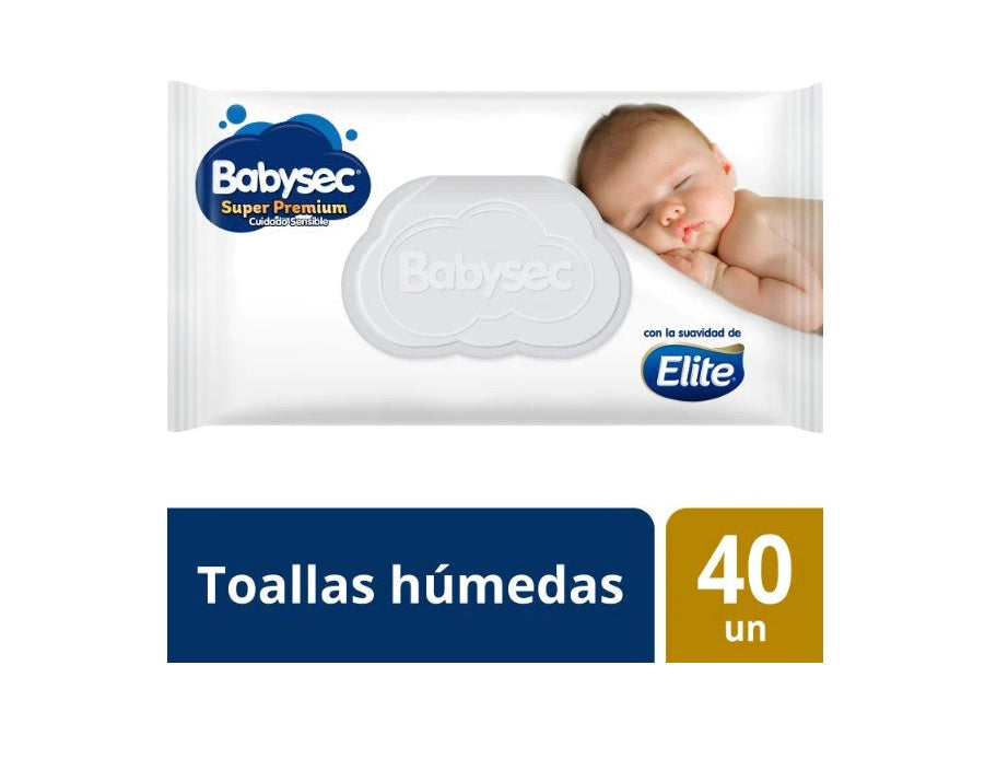 Babysec Super Premium Toallas Humedas 40uds.