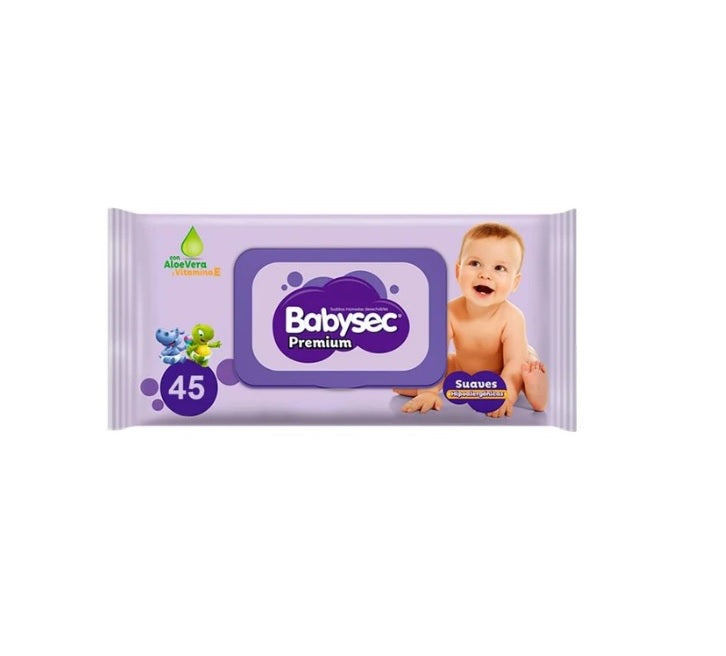 Babysec Premium Toallas Humedas 45uds.