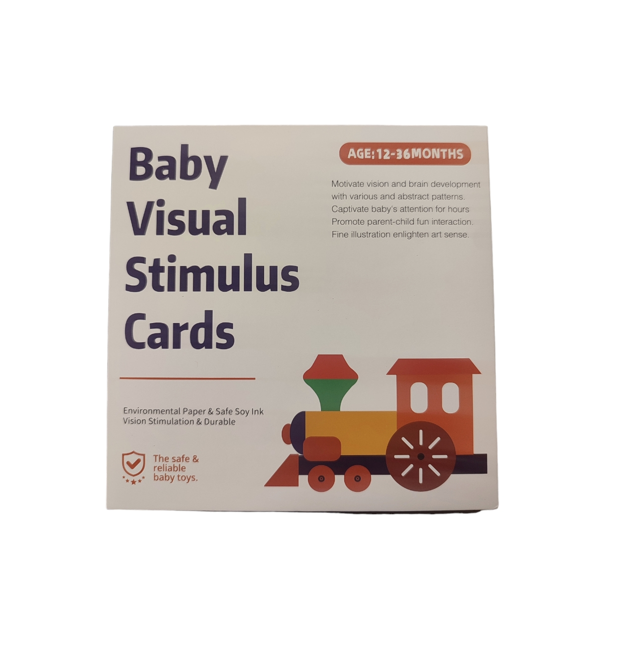 Tarjetas Educativas de Estimulación Visual Sensorial Montessori 12 a 36 Meses