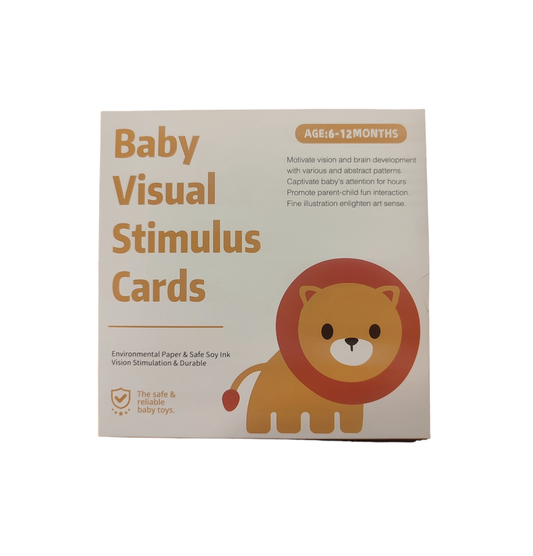 Tarjetas Educativas de Estimulación Visual Sensorial Montessori 6 a 12 Meses