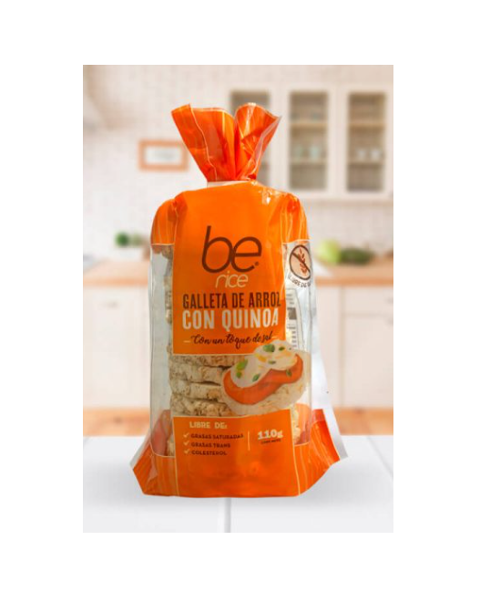 Be Rice Galletas de Arroz con Quinoa con Sal 110gr.