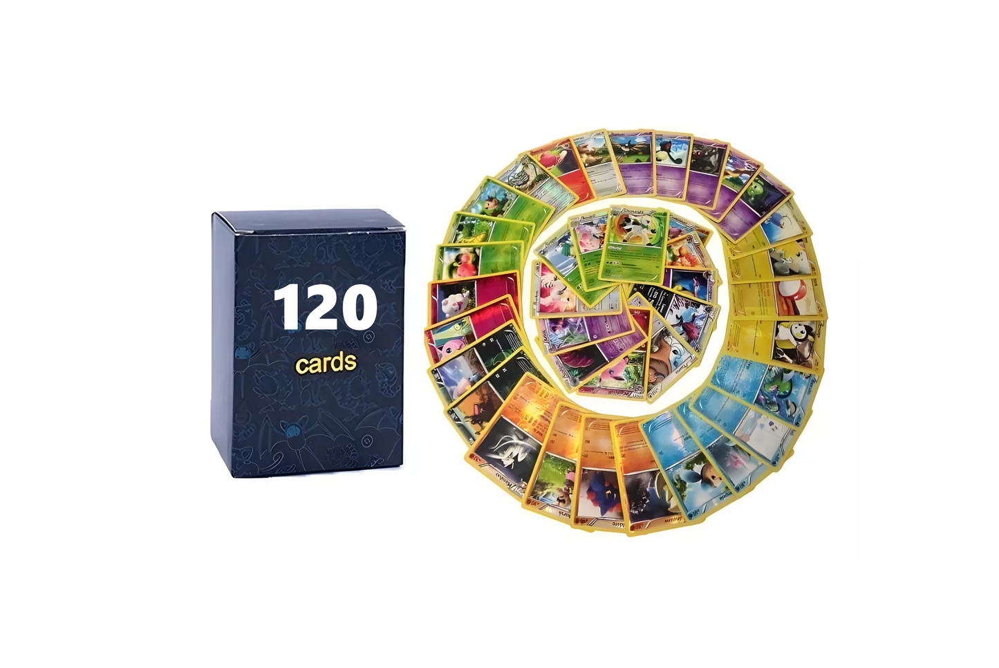 Pokemon Pack TCG Cartas Originales Surtidas 120uds. En Ingles Incluye 6 Holograficas