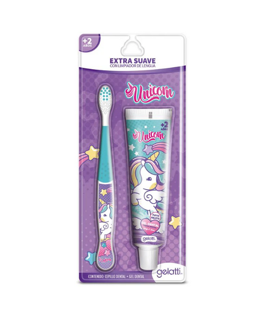 Cepillo Dental + Pasta Dental 50gr. Unicornio