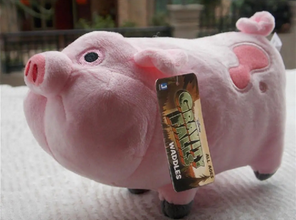 Peluche Muñeco de Chancho Cerdito Waddles Rosado