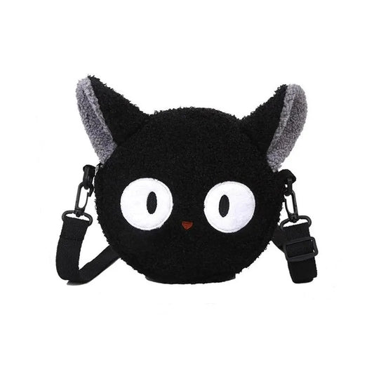 Cartera Mochila Bolso de Gato Negro